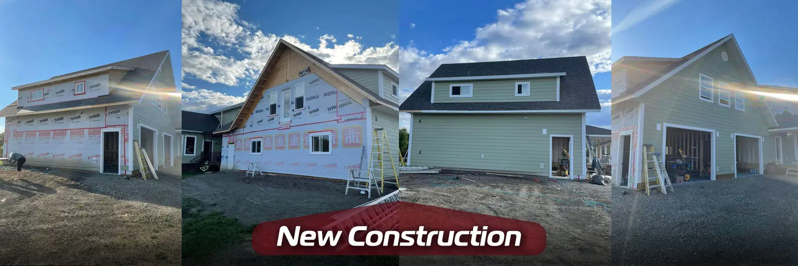 New garage and workshop under construction in Fort St. John