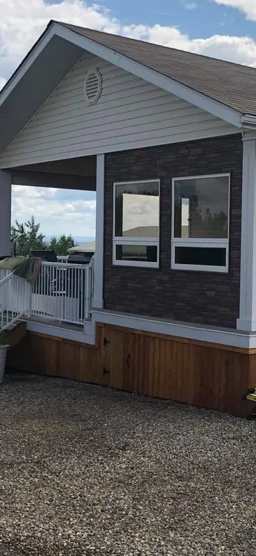 Spa room addition exterior before siding installation